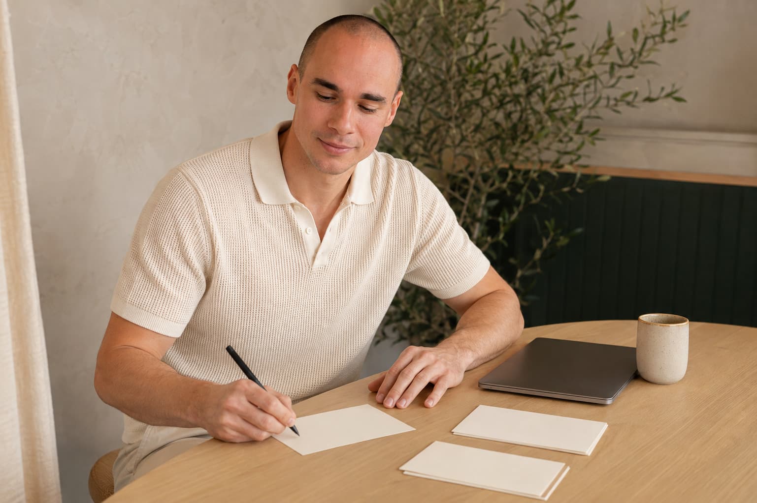 Notes being written after a coaching session